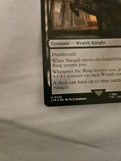 MTG Nazgul (Foil) #335 The Lord of the Rings Tales of Middle-Earth - Image 4