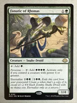 MTG / Fanatic of Rhonas / MH3 / #0152 / Regular / Rare / NM - Image 1