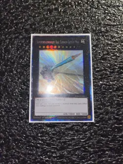 Yugioh Superdreadnought Rail Cannon Gustav Max RA04-EN063 Collector's Rare NM - Image 1