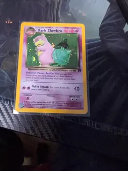 Pokemon TCG Dark Slowbro Team Rocket 12/82 Holo Unlimited Holo Rare - Image 1