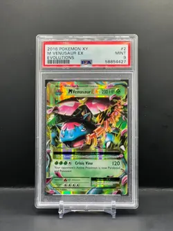 PSA 9 MINT - M Venusaur EX #2 Pokemon 2016 XY Evolutions - Image 1