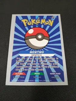 Pokemon 2024 Crealaser Database Peru Holo Mewtwo 150 US Seller - Image 2