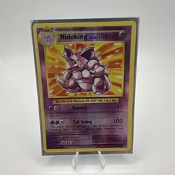 2016 Pokemon XY Evolutions - Nidoking #45 Reverse Holo PSA 9 MT - Image 1