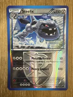 Steelix - 79/116 - Rare Reverse Holo VLP English Pokemon Plasma Freeze - Image 1