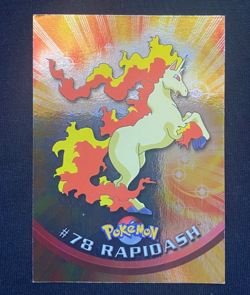 Rapidash HOLO Foil Topps Pokemon #78 Blue Label 1999 Topps TV Animation (LP) - Image 1