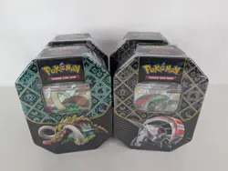 Pokemon TCG Paldean Fates Great Tusk (1) & Iron Treads (3) Tins NEW Lot of 4 - Image 4