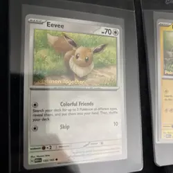 Pokemon TCG Eevee + Pikachu Pokemon Together Stamp Exclusive Promos - Image 4