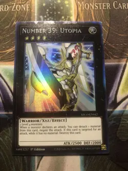 *** NUMBER 39: UTOPIA *** COLLECTOR'S RARE MINT/NM KICO-EN042 YUGIOH! - Image 1