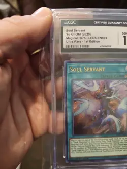 2020 Yugioh - Soul Servant 1st Edition ULTRA Rare - CGC 10 GEM Mint - Image 3