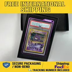 PSA Auto 10 Gengar Masaki Promo Signed by Dr. Ooyama 1999 Japanese Pokemon Card - Image 1