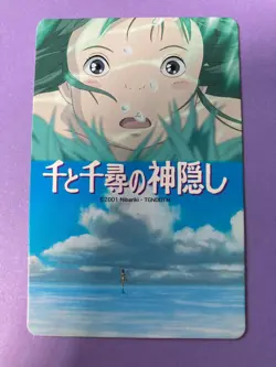 Spirited Away Studio Ghibli Playing Card Mouse & Soot 4 of Diamond 2001 Japanese - Image 5