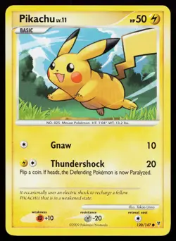 Pikachu 120/147 Common Supreme Victors Non Holo Pokemon Card - Image 1