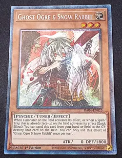 YuGiOh! Ghost Ogre & Snow Rabbit RA02-EN009 Collector's Rare - Near Mint - Image 1