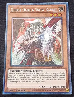YuGiOh! Ghost Ogre & Snow Rabbit RA02-EN009 Collector's Rare - Near Mint - Image 2