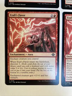 4x Mtg Lost Caverns Of Ixalan Etali‘s Favor NM/M Magic The Gathering - Image 2