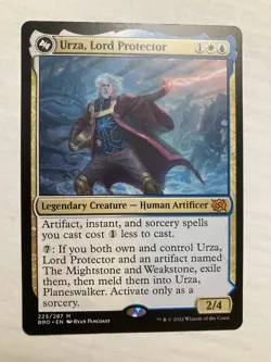 1x MTG Magic the Gathering Urza, Lord Protector The Brothers' War NM - Image 1