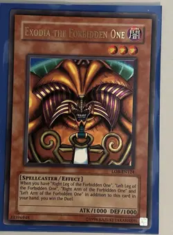 Yugioh Exodia the Forbidden One LOB-EN124 Unlimited Near mint - Image 1