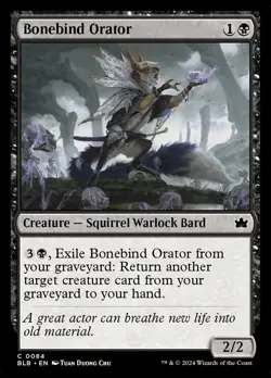 Bonebind Orator Foil (084) Bloomburrow BLB MTG Magic - Image 1