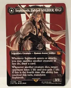 MTG - Sephiroth, Fabled SOLDIER / One Wing - Final Fantasy Regular 382 - Image 1