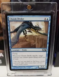 Magic the Gathering MTG Chasm Drake (48) Magic 2012 - Image 1