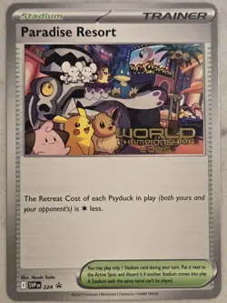 Pokemon World Championship 2025 English Paradise Resort SVP 224 Anaheim Promo #4 - Image 1