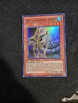 Yugioh The Six Samurai - Yaichi RYMP-EN088 1st Edition Ultra Rare Lp - Image 1