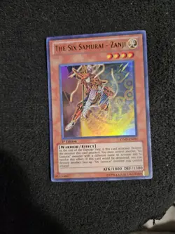 The Six Samurai - Zanji RYMP-EN092 Ultra Rare 1st Ed Yugioh - Image 1