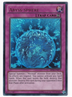 Abyss-sphere - (ABYR-EN072 - Unltd Ed - Ultra Rare) - NM - Yugioh - Image 1