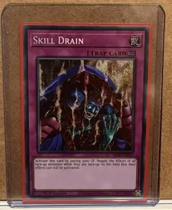 Skill Drain [RA02-EN077] Secret Rare 1st Edition Mint Condition Yu-Gi-Oh! Card - Image 1