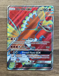 Ho-Oh GX 131/147 - Sun & Moon - Burning Shadows - Full Art Pokemon Card NM - Image 1