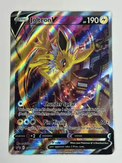 Jolteon V SWSH183 SWSH: Sword & Shield Promo Cards Holo NM (Near Mint) - Image 1