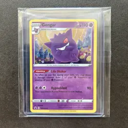 Gengar SWSH052 Black Star Promo Ultra Rare Holo Card Near Mint Condition - Image 1