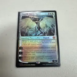 MTG Elspeth, Storm Slayer Tarkir: Dragonstorm Mythic Foil Card 0011 - Image 1