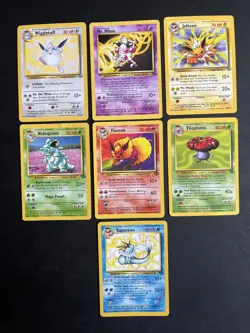 Pokemon Jungle Non Holo Rare 7 Cards Bundle Bundle TCG WOTC - Image 1