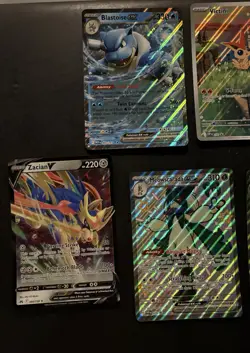 9 JUMBO Pokemon Cards BULK COLLECTION LOT! Blastoise, Victini, Rayquaza, Zapdos - Image 2