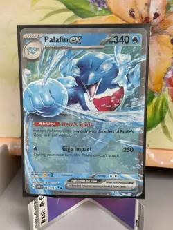 Palafin ex Twilight Masquerade - 61/167 Double Rare Pokemon Card TCG NM/M - Image 1