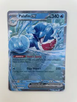 Palafin ex Twilight Masquerade - 61/167 Double Rare Pokemon Card TCG NM/M - Image 2