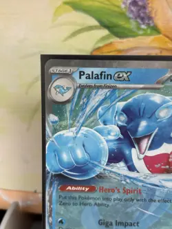 Palafin ex Twilight Masquerade - 61/167 Double Rare Pokemon Card TCG NM/M - Image 4