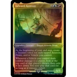 EDWARD KENWAY (FOIL-ETCHED) Universes Beyond: Assassin's Creed Magic MTG CARD - Image 1