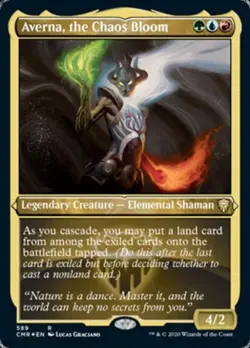 Averna, the Chaos Bloom (Foil Etched) -Foil Near Mint MTG Commander Legends - Image 1