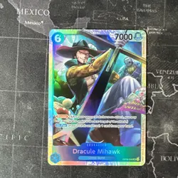 Dracule Mihawk (OP09-048 SR) One Piece Card Game English - Image 1