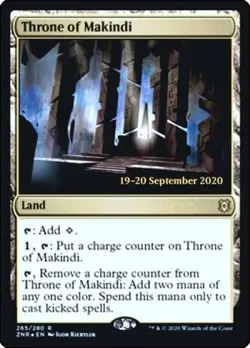 Throne of Makindi -Foil Near Mint MTG Promos: Prerelease Cards - Image 1