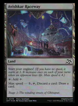 Avishkar Raceway FOIL Aetherdrift MTG NM+ - Image 1