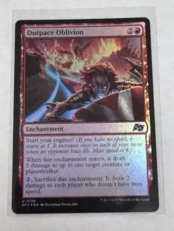 Outpace Oblivion Aetherdrift Foil #139 - Image 1