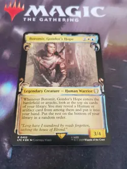 Mtg. Boromir, Gondor's Hope. Foil Showcase Scrolls. The Lord of the Rings. Nm - Image 1