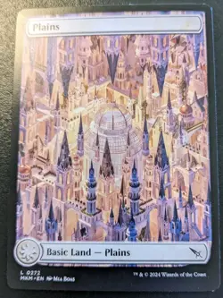 Plains (Full Art) 0272 MKM Land Murders At Karlov Manor Magic: The Gathering - Image 1