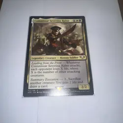 [1x] Commissar Severina Raine Near Mint, English Warhammer 40,000 Commander MTG - Image 1