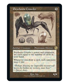 Psychosis Crawler (Schematic) The Brothers' War MTG - Image 1