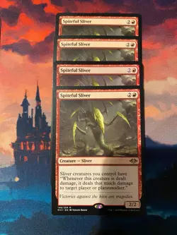 MTG Modern Horizons 1 Spiteful Sliver x 4 - Image 1