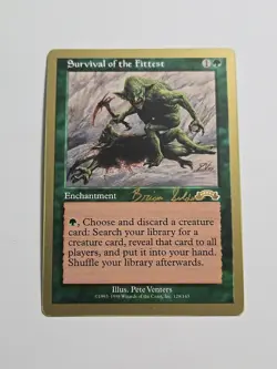Survival of the Fittest (Gold Border World Championship Version) x1 MTG ENGLISH - Image 4